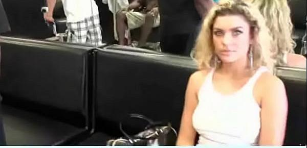 Busty amateur listens to the Money Talk 1